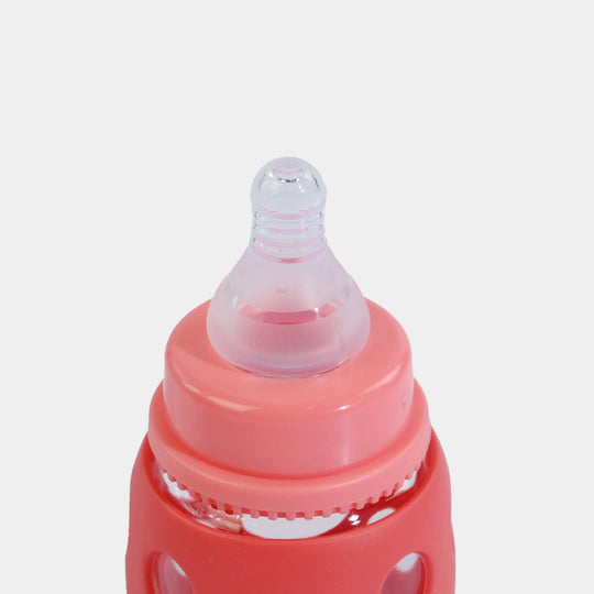 Minitree Newborn Baby Glass Feeder with Silicone Cover | 60Ml