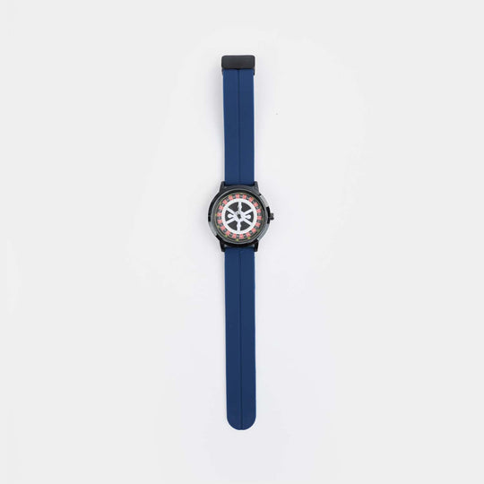 Spinner Boys Watch With Silicone Strap