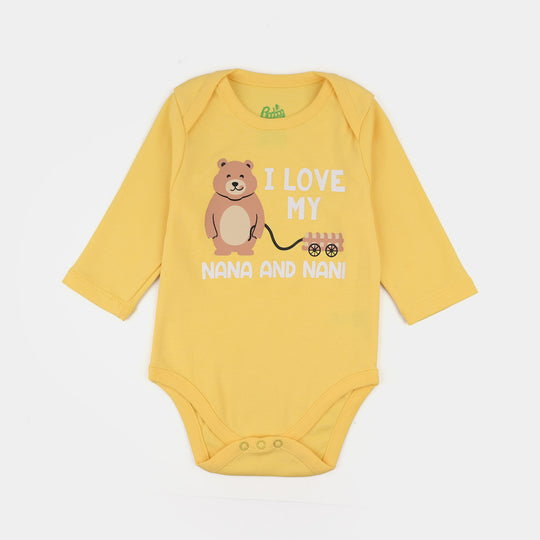 Infant Unisex Cotton Interlock Romper F/S NANA & NANI - Yarrow