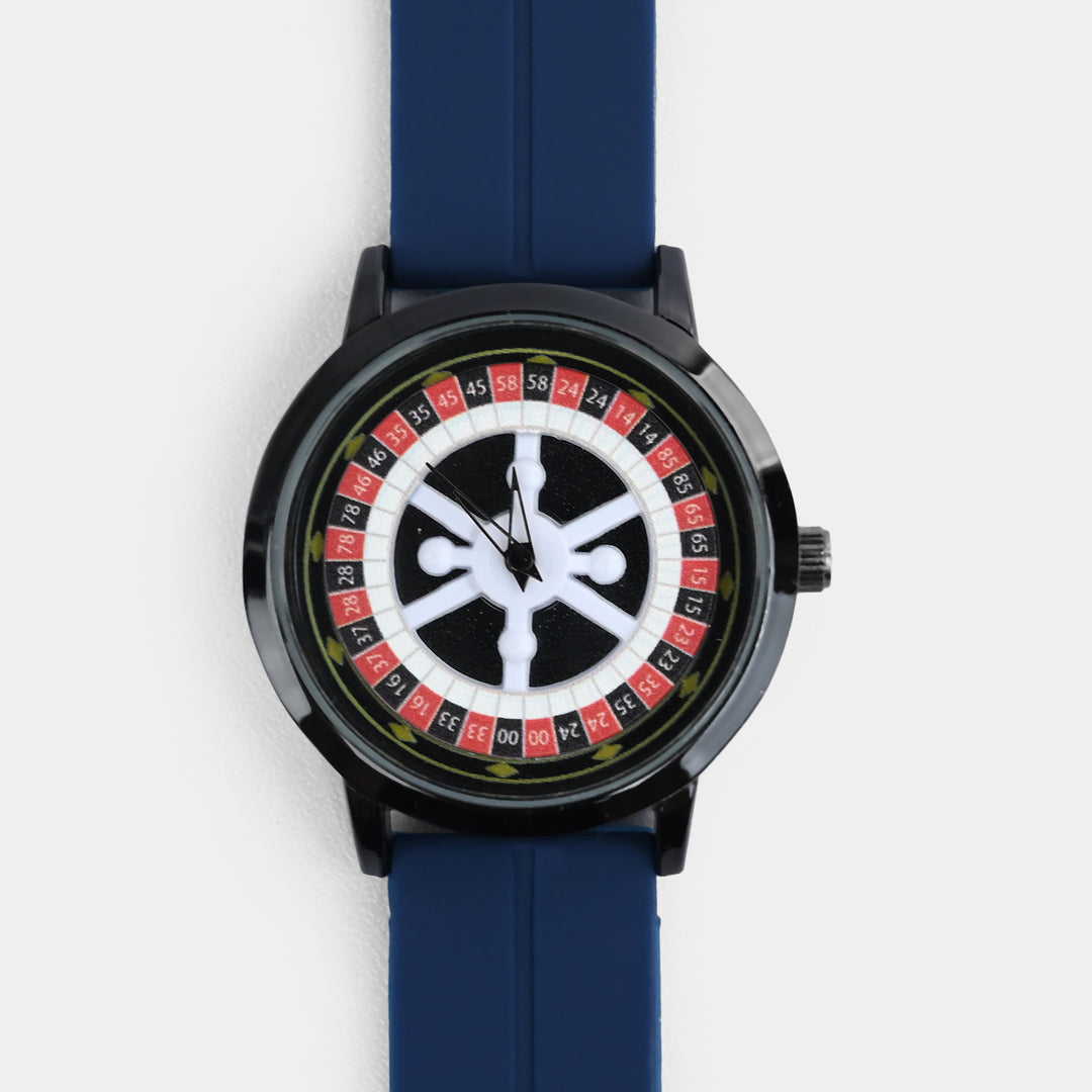 Spinner Boys Watch With Silicone Strap