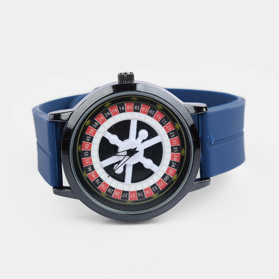 Spinner Boys Watch With Silicone Strap