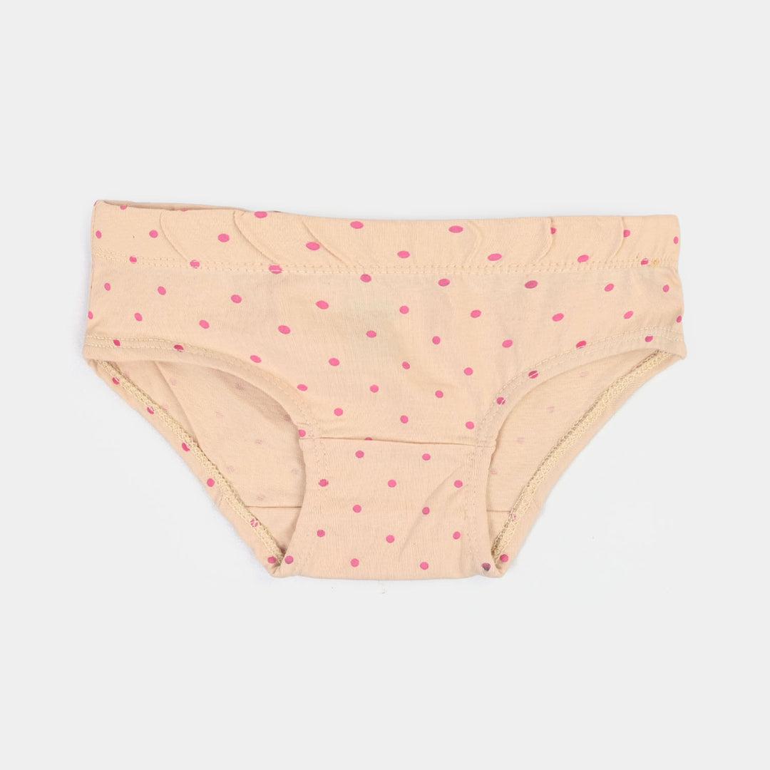 Girls Cotton Jersey Panties Pack of 2 (Dots & Heart) - Multi