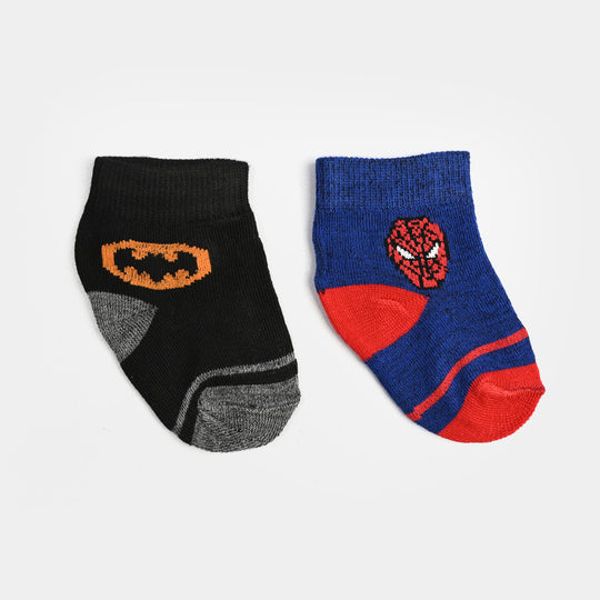 Infant Boys Socks Pack Of 2 SPD-BTM-Black.Blue