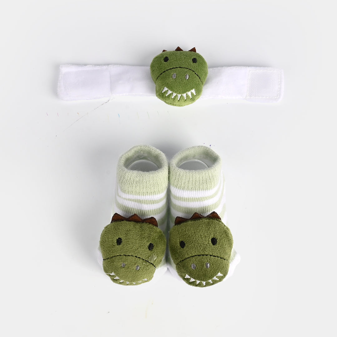 Socks With Wrist Band - 0-9M