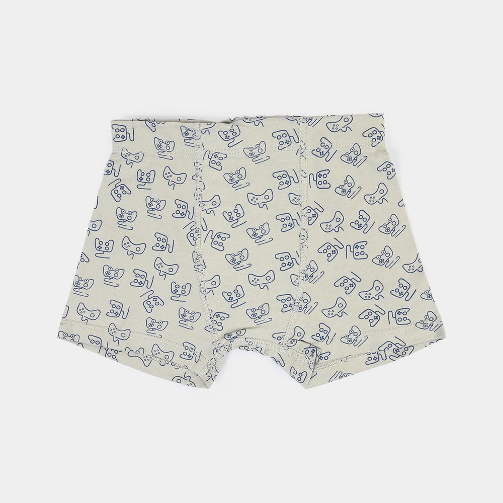 Boys Cotton Jersey Boxer Pack of 2 (Game ON) - Grey/Blue