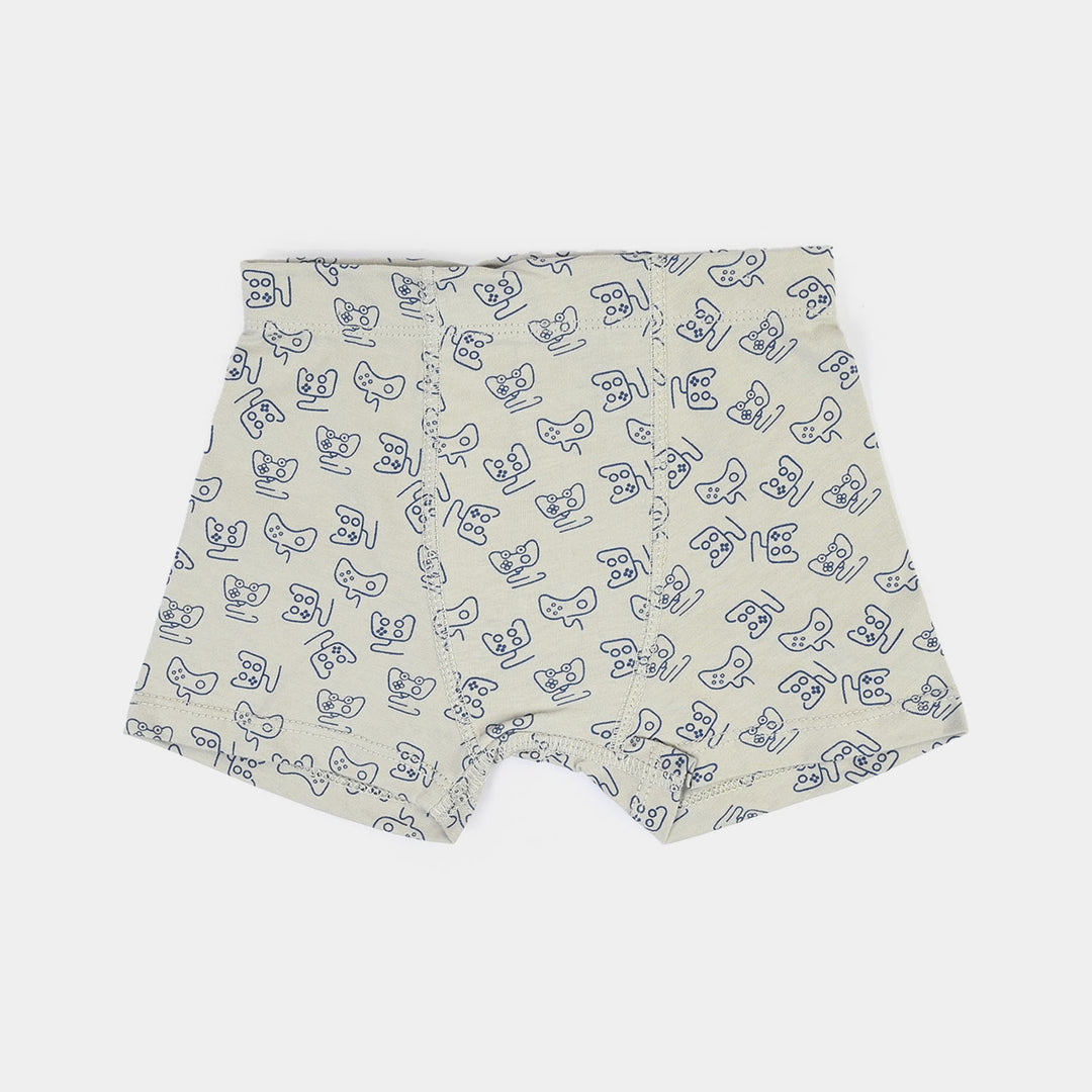 Boys Cotton Jersey Boxer Pack of 2 (Game ON) - Grey/Blue