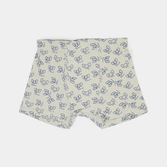 Boys Cotton Jersey Boxer Pack of 2 (Game ON) - Grey/Blue