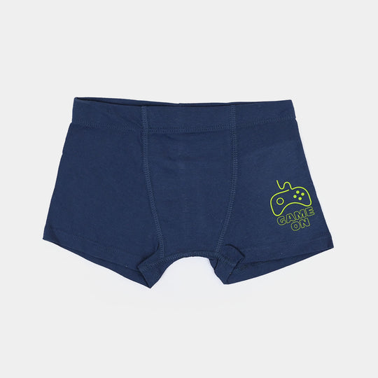 Boys Cotton Jersey Boxer Pack of 2 (Game ON) - Grey/Blue
