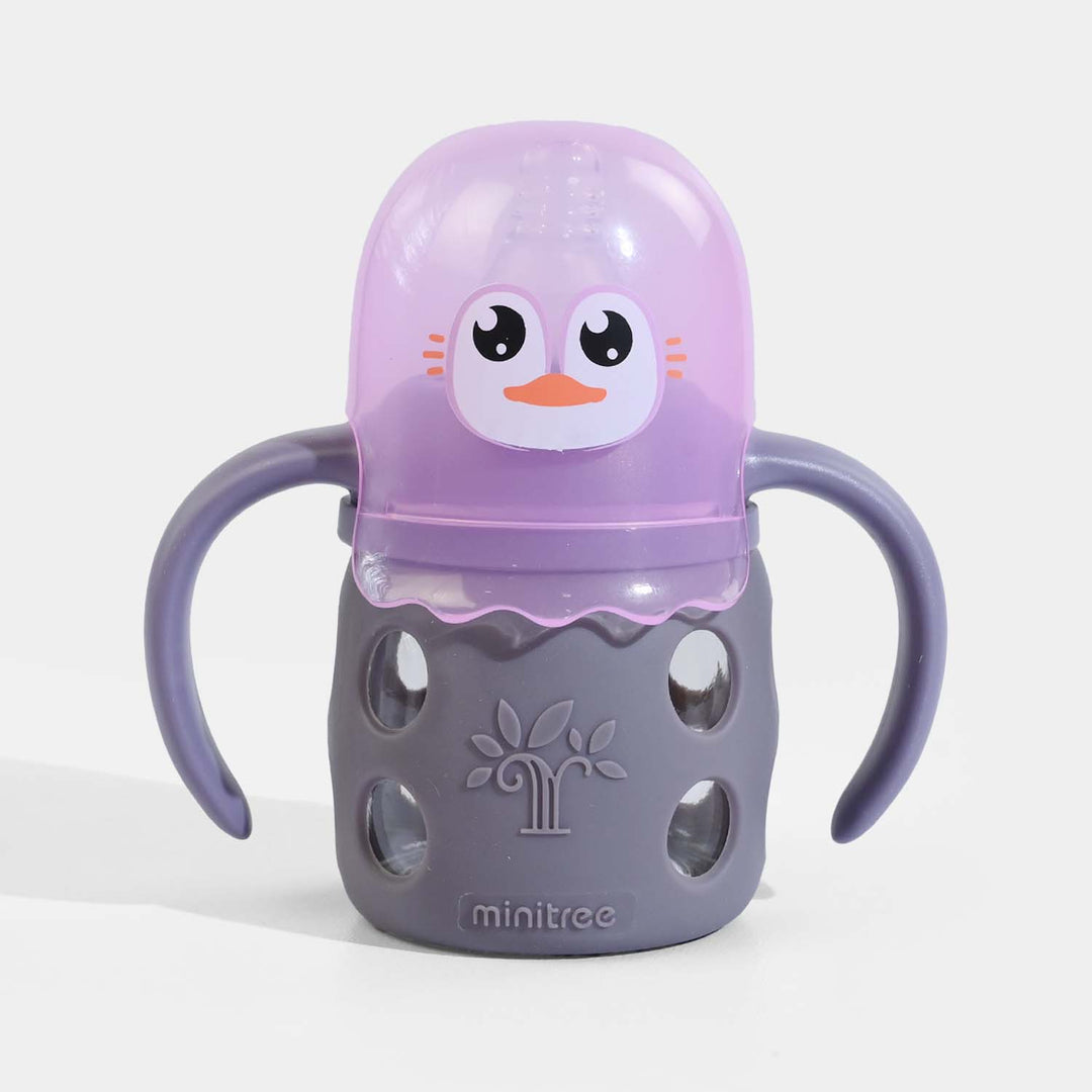 Minitree Newborn Baby Glass Feeder with Silicone Cover | 60Ml
