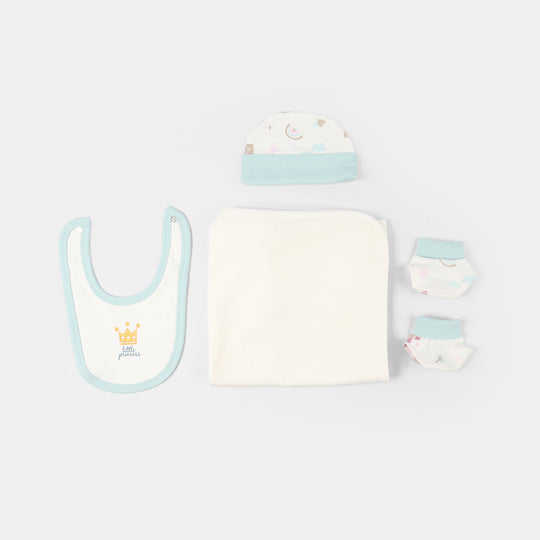 Infant Girls Jersey/Terry 7Pc Gift Set 287-105-BLUE