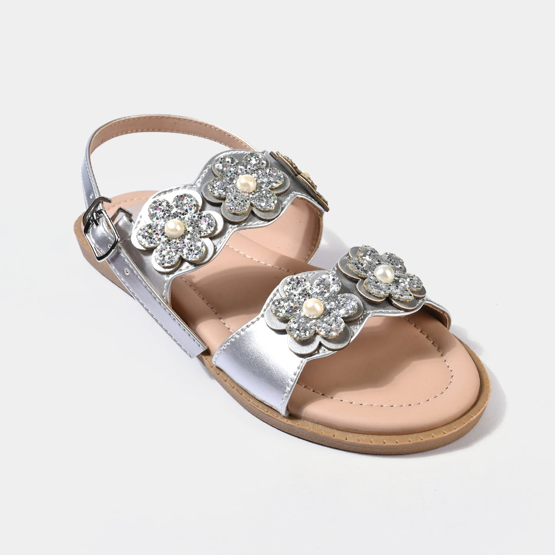 Girls Sandal MS-02-SILVER