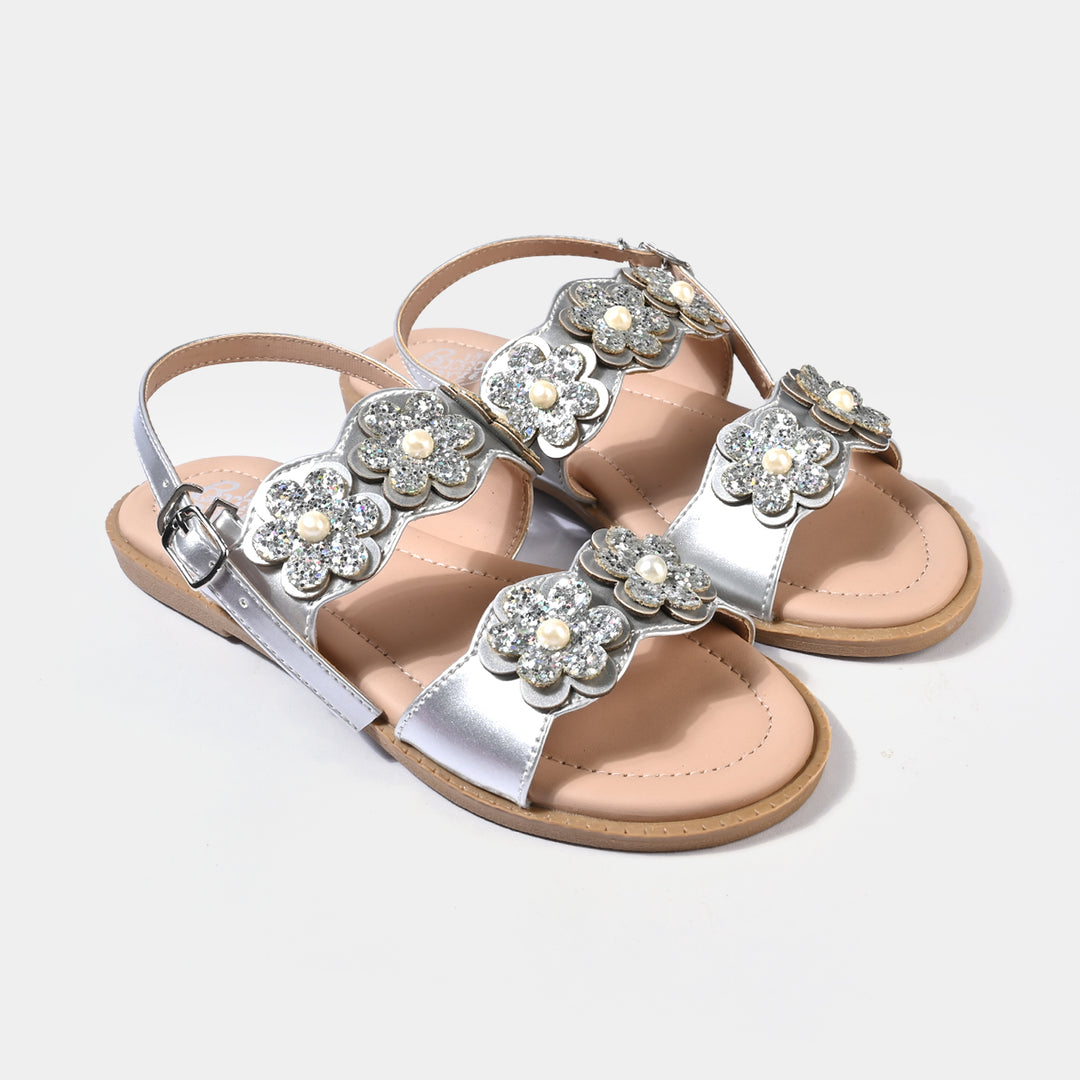 Girls Sandal MS-02-SILVER
