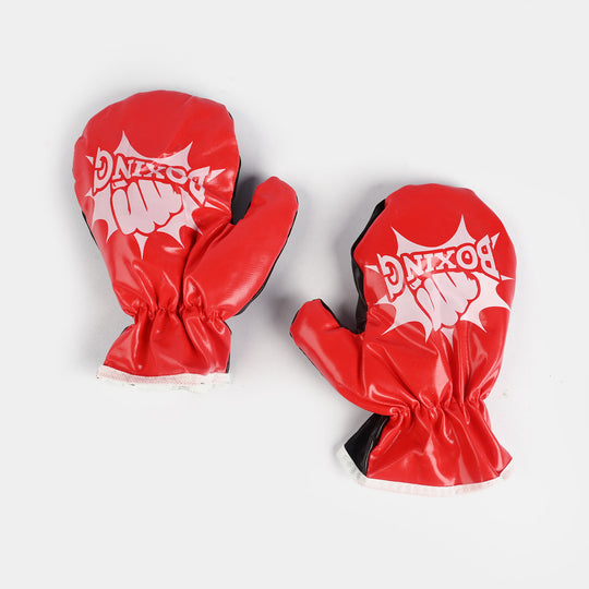 Punch to the Beat! Kids Music Boxing Target Toy Set with Gloves