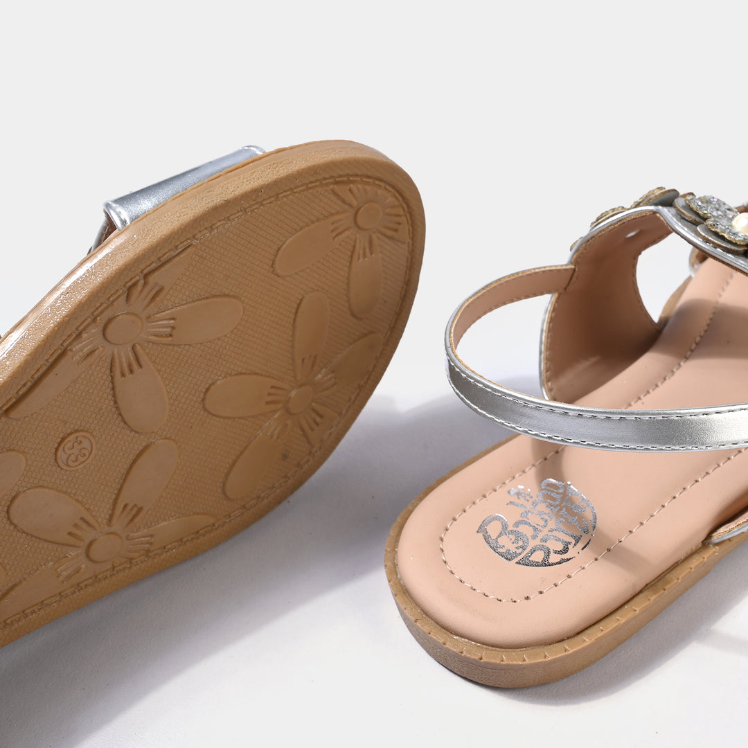 Girls Sandal MS-02-SILVER