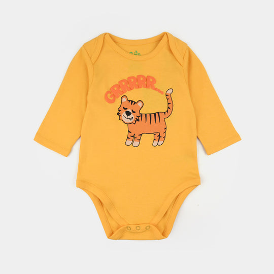 Infant Boys Cotton Interlock Romper F/S ROAR