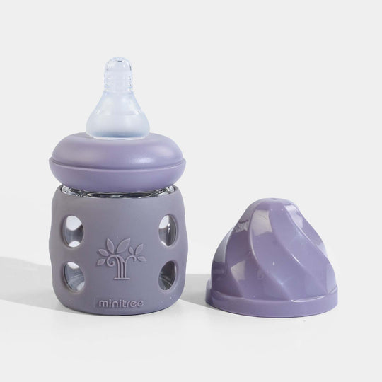 Minitree Newborn Baby Glass Feeder with Silicone Cover | 60Ml