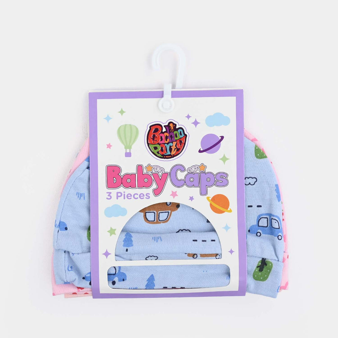 Baby Cap/Hat Set | 3PCs