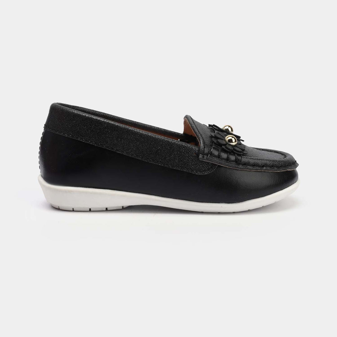 Girls Loafer JV-08-BLACK