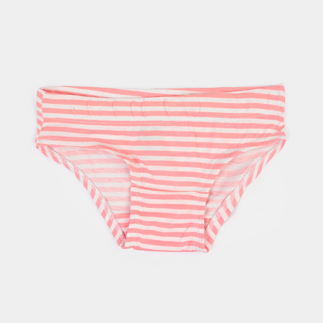 Girls Cotton Jersey Panties Pack of 2 (Stripes) - Multi