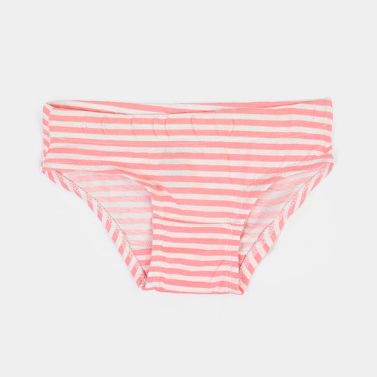 Girls Cotton Jersey Panties Pack of 2 (Stripes) - Multi