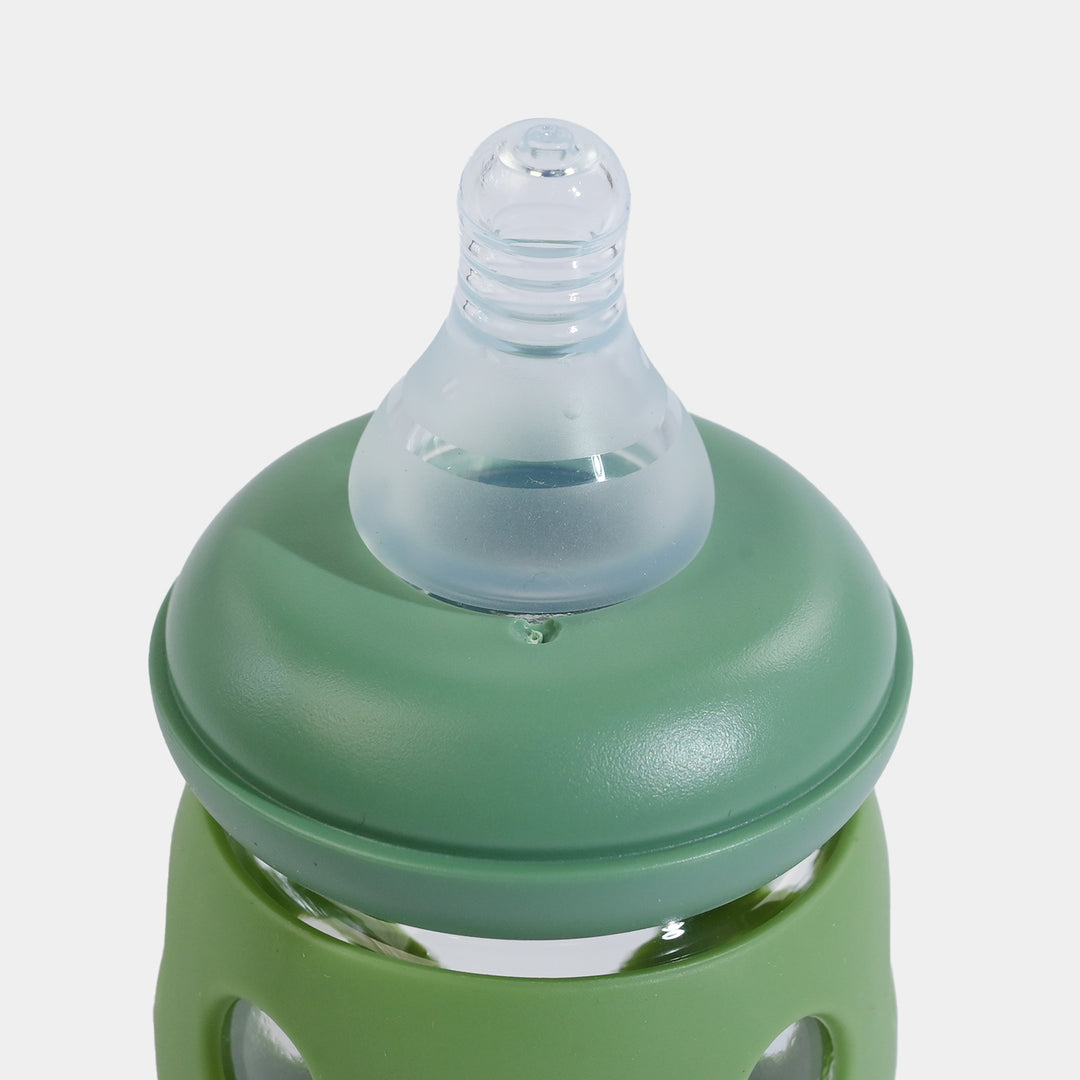 Minitree Newborn Baby Glass Feeder with Silicone Cover | 60Ml
