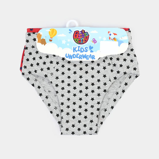 Boys Cotton Jersey Brief Pack of 2 (Stars)