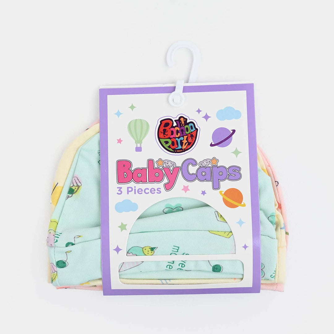 Baby Cap/Hat Set | 3PCs