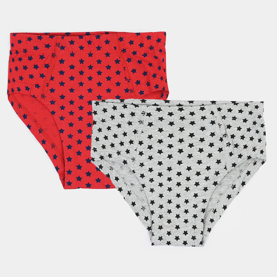 Boys Cotton Jersey Brief Pack of 2 (Stars)