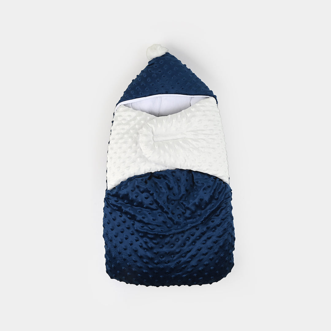 Hooded Baby Carry Nest Minky Dots