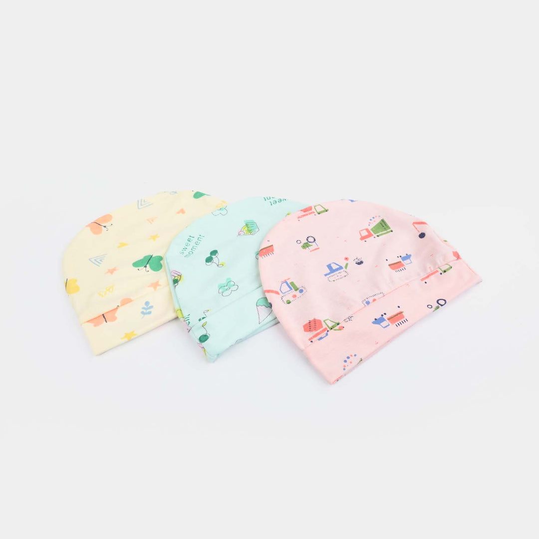 Baby Cap/Hat Set | 3PCs