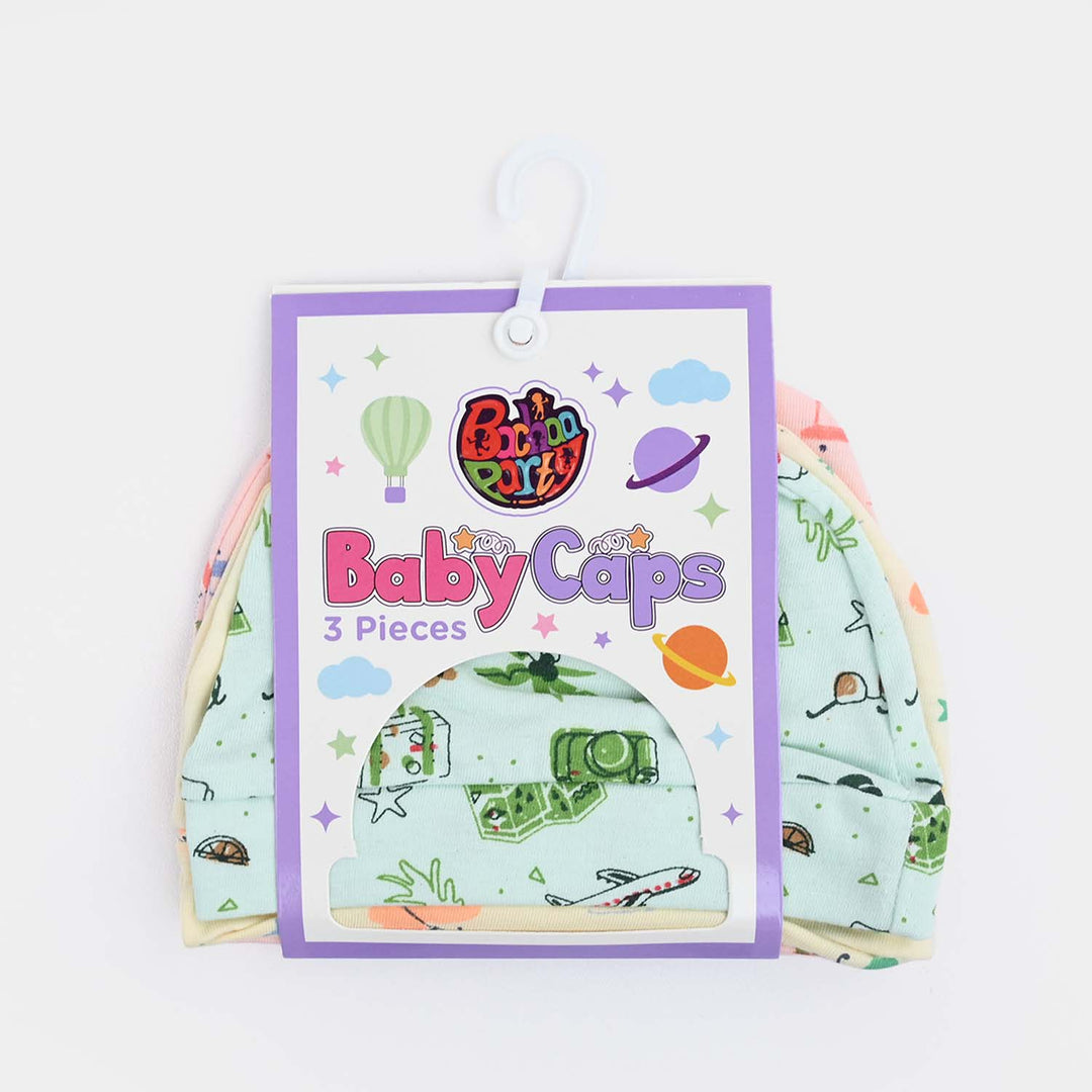 Baby Cap/Hat Set | 3PCs