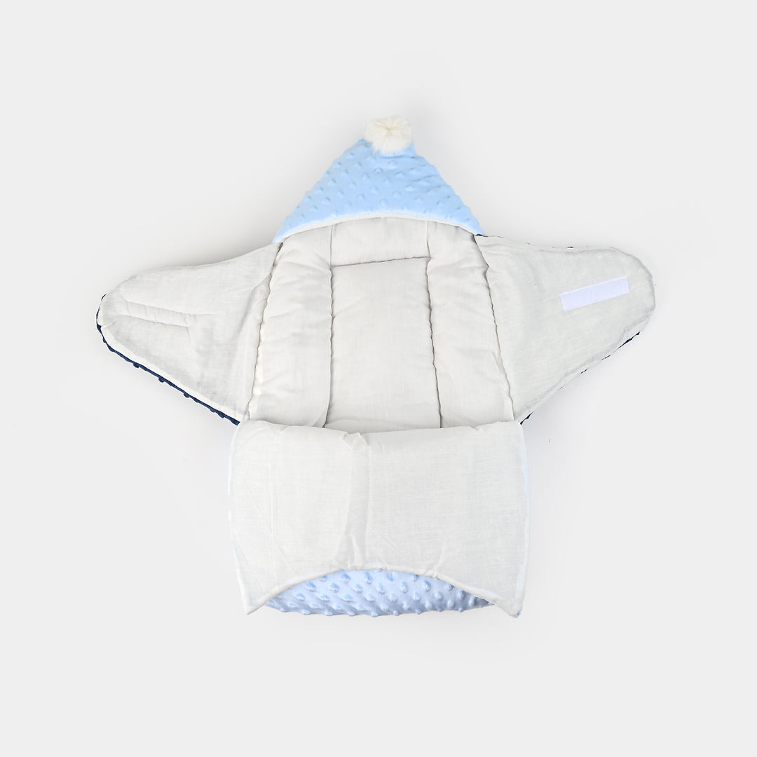 Hooded Baby Carry Nest Minky Dots