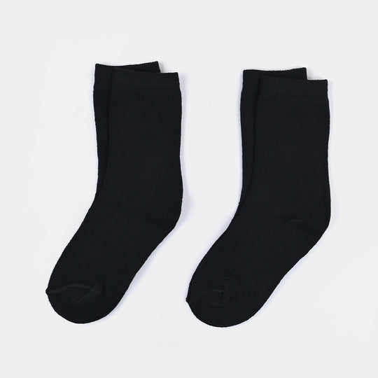 Boys Cotton Socks Basic Pack of 2 - Black