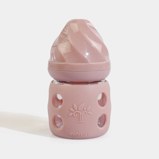 Minitree Newborn Baby Glass Feeder with Silicone Cover | 60Ml