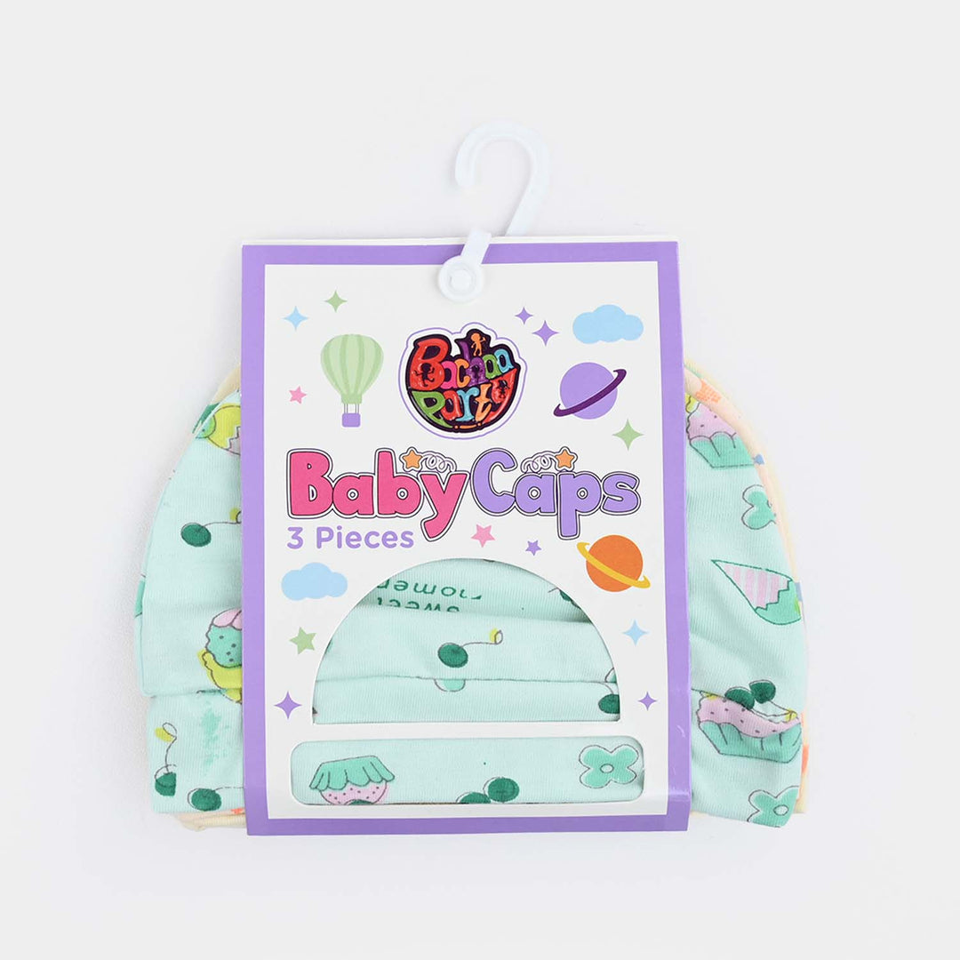 Baby Cap/Hat Set | 3PCs