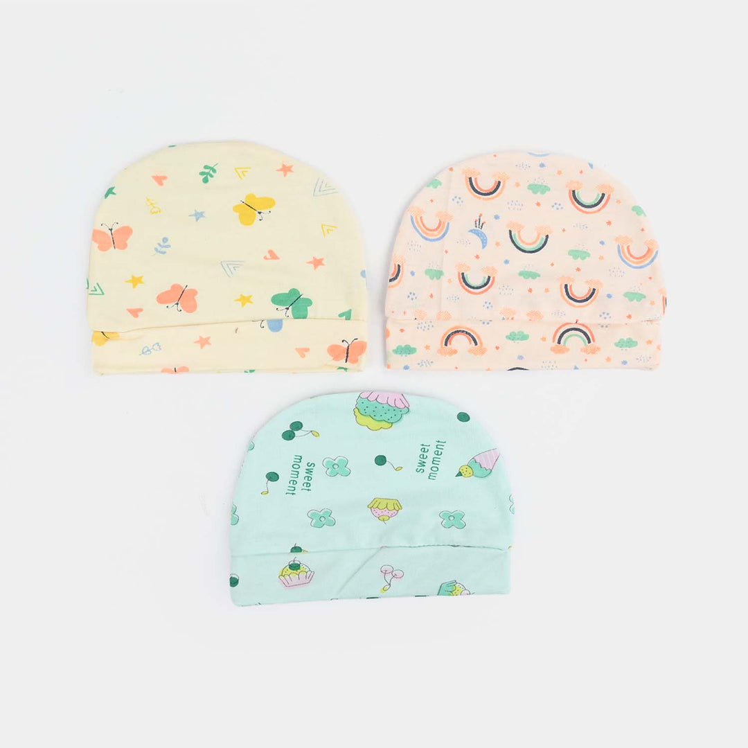 Baby Cap/Hat Set | 3PCs