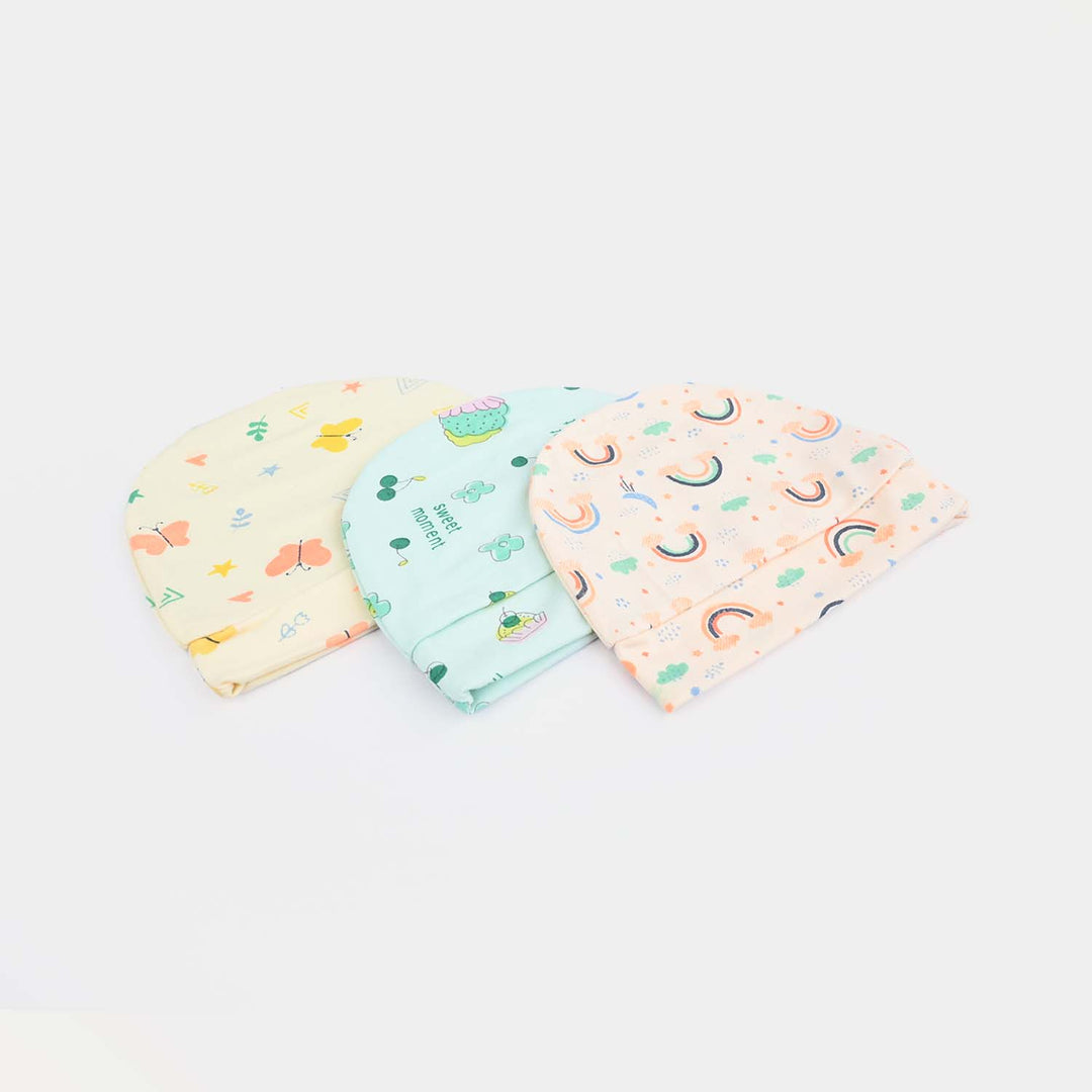 Baby Cap/Hat Set | 3PCs
