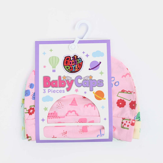 Baby Cap/Hat Set | 3PCs