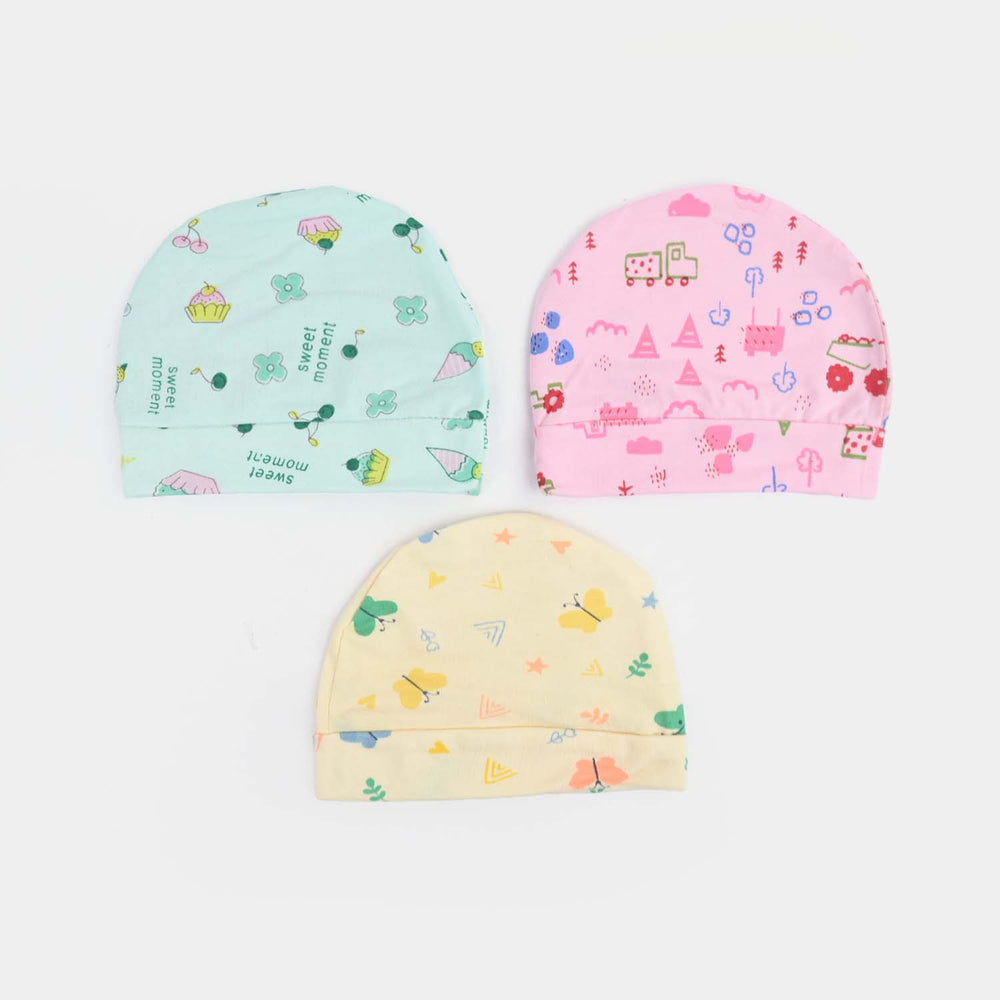 Baby Cap/Hat Set | 3PCs