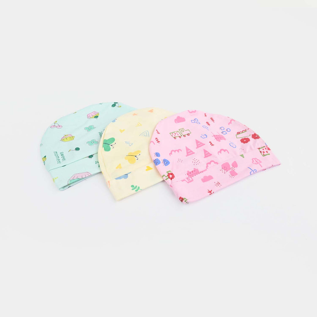 Baby Cap/Hat Set | 3PCs