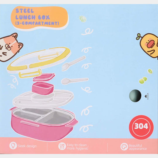 STAINLESS STEEL LUNCH BOX FOR KIDS