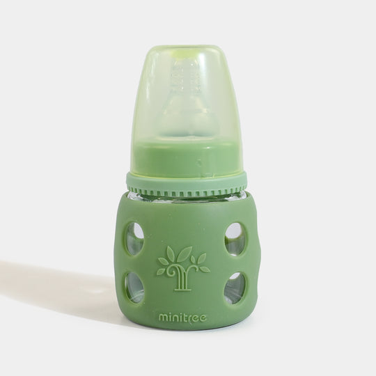 Minitree Newborn Baby Glass Feeder with Silicone Cover | 60Ml