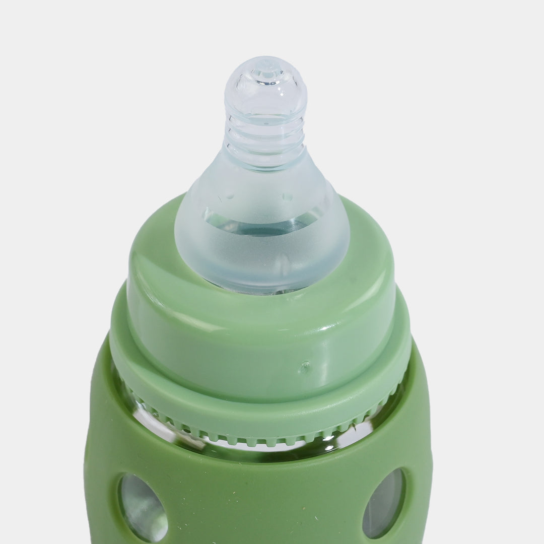 Minitree Newborn Baby Glass Feeder with Silicone Cover | 60Ml