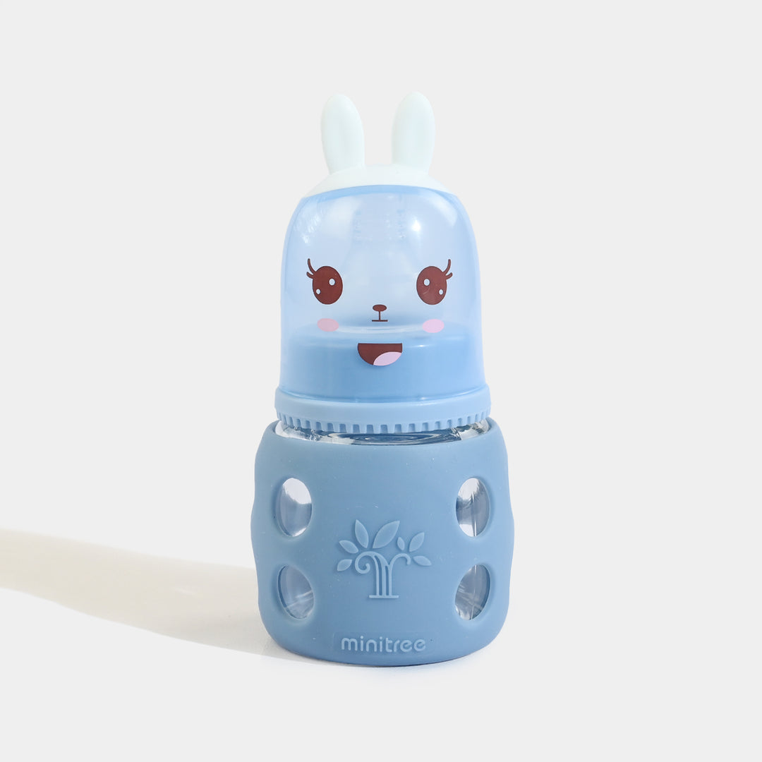 Minitree Newborn Baby Glass Feeder with Silicone Cover | 60Ml
