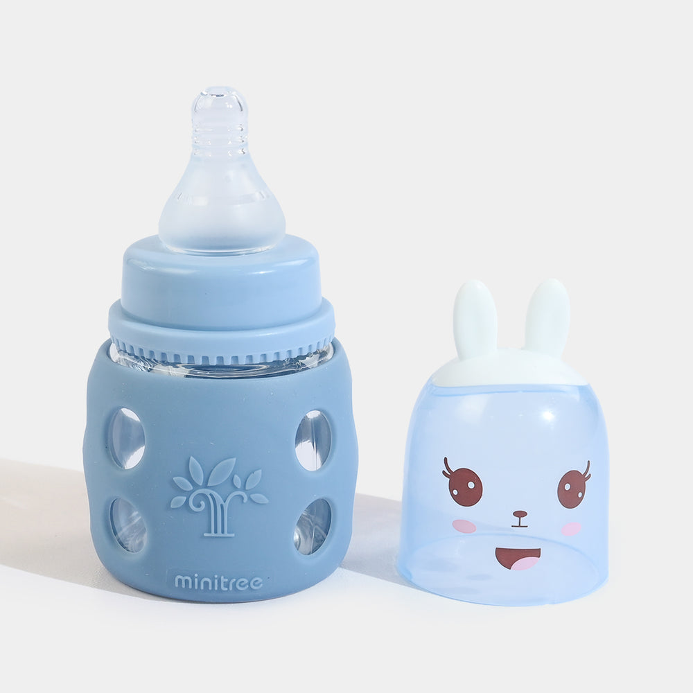 Minitree Newborn Baby Glass Feeder with Silicone Cover | 60Ml
