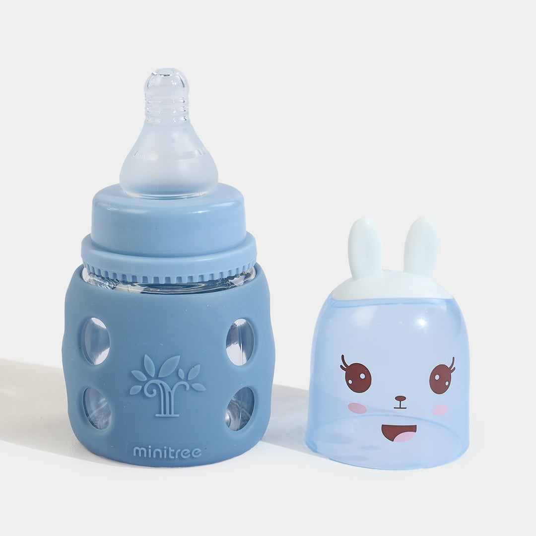 Minitree Newborn Baby Glass Feeder with Silicone Cover | 60Ml