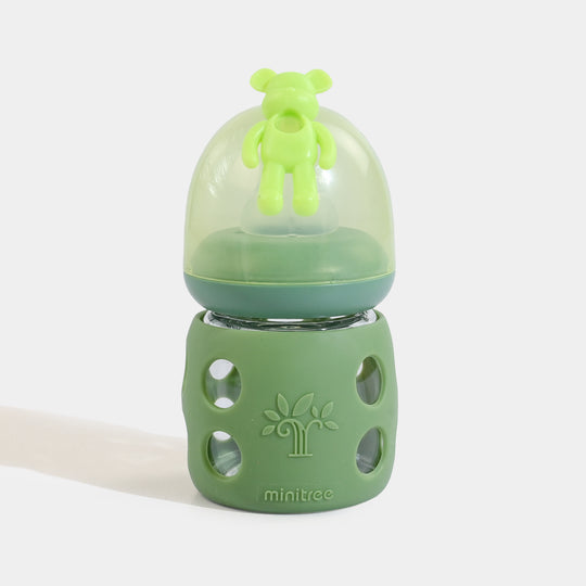 Minitree Newborn Baby Glass Feeder with Silicone Cover | 60Ml
