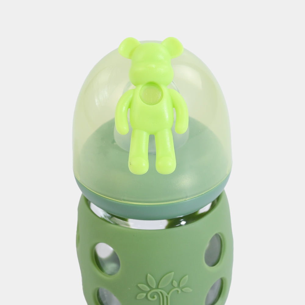 Minitree Newborn Baby Glass Feeder with Silicone Cover | 60Ml