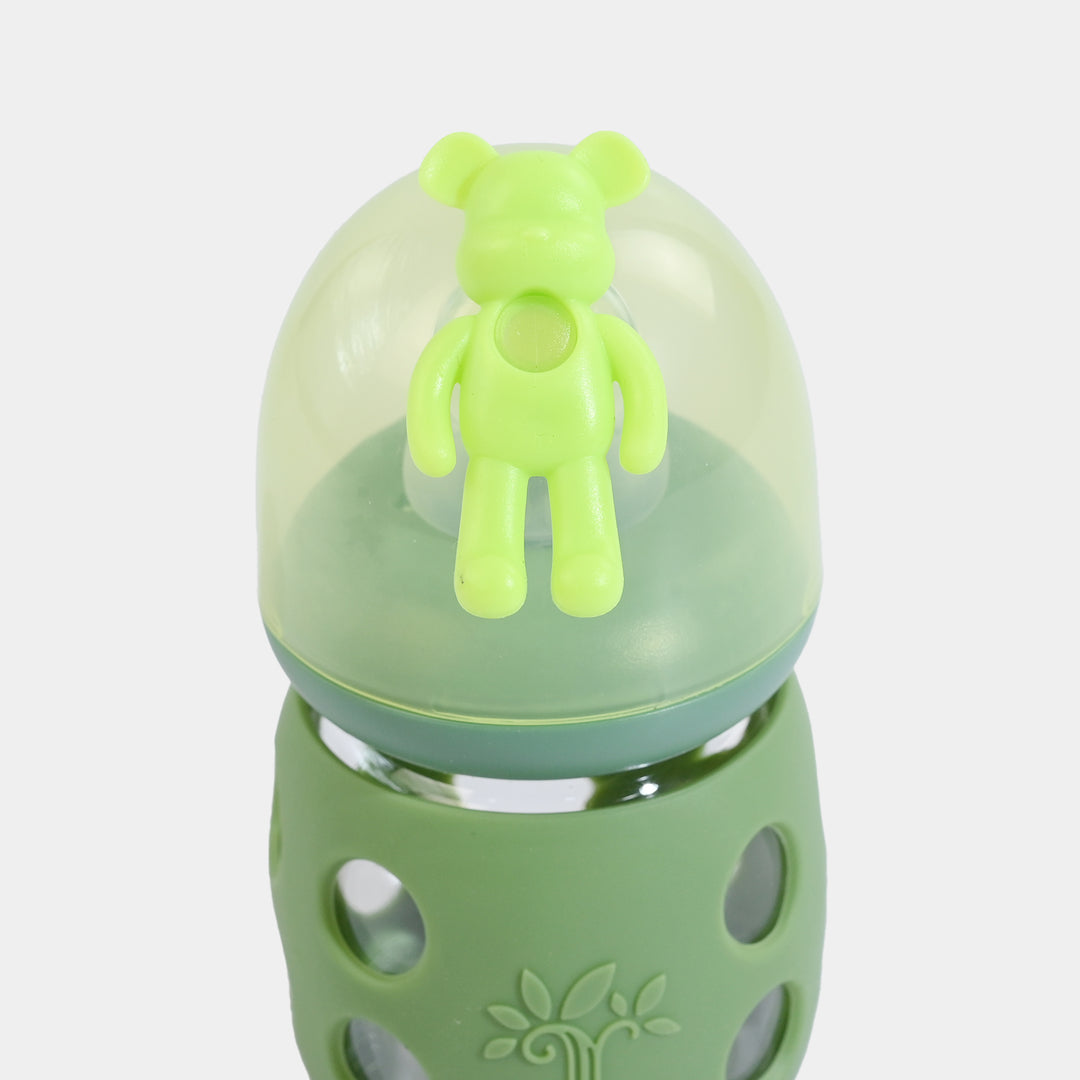 Minitree Newborn Baby Glass Feeder with Silicone Cover | 60Ml