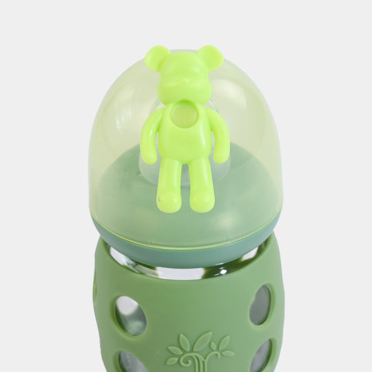 Minitree Newborn Baby Glass Feeder with Silicone Cover | 60Ml